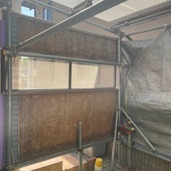 自転車・バイク小屋　屋根付き小屋