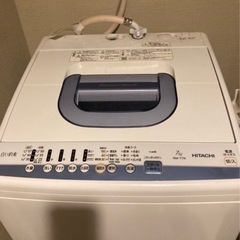【取引確定済】HITACHI 全自動洗濯機　7㌔