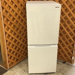 【愛品館江戸川店】SHARP 152L 2ドア 冷蔵庫 （2021年製） ID:143-015432-007 