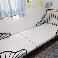 IKEAの伸長式ベッド　MINNEN ミンネン