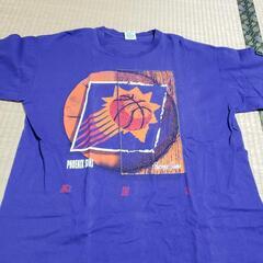 古着　フェニックスサンズ　パープルTシャツ　US L　使用感あり