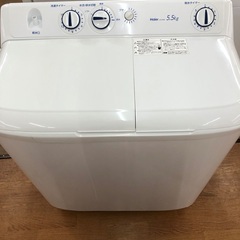 【店頭受け渡し】(101)  Haier  2槽式洗濯機　5.5...