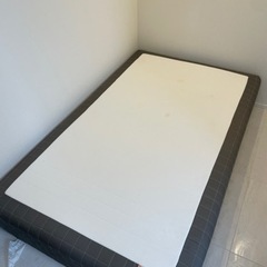 IKEA ⭕️ セミダブルベットSKOTTERUD Wooden...
