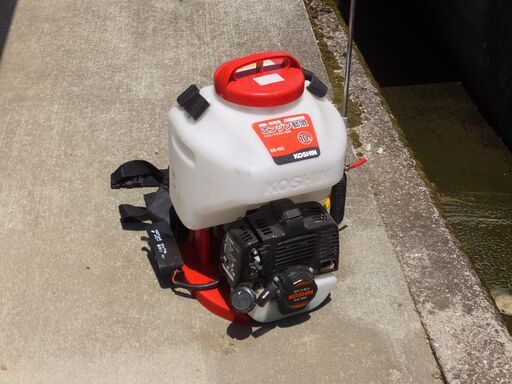 他で出品中 KOSHINコーシン エンジン動力噴霧機 10L 中古美品 使用少