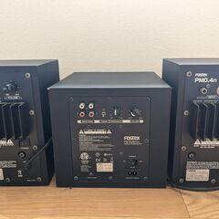 FOSTEX モニタースピーカー PM0.4n×2 と サブウーハー PM-SUBminiのセット