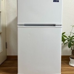 ヤマダセレクト ２ドア直冷式冷蔵庫 90L 19年製
