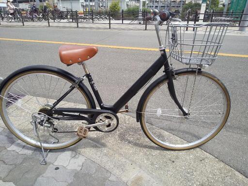 ♪ジモティー特価♪シマノ外装6段変速付き２７型シティサイクル　中古自転車　新大阪　サイクルキッズ
