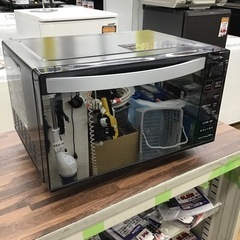 E-7【ご来店頂ける方限定】アイリスオーヤマのフラット電子レンジです