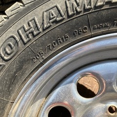 ジムニーシエラ純正メッキホイールタイヤ