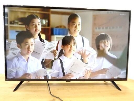 新札幌発 アイリスオーヤマ 43型4K対応液晶テレビ 43UB10PB 2021年製 リモコン付 外付けHDD録画可 / 1694