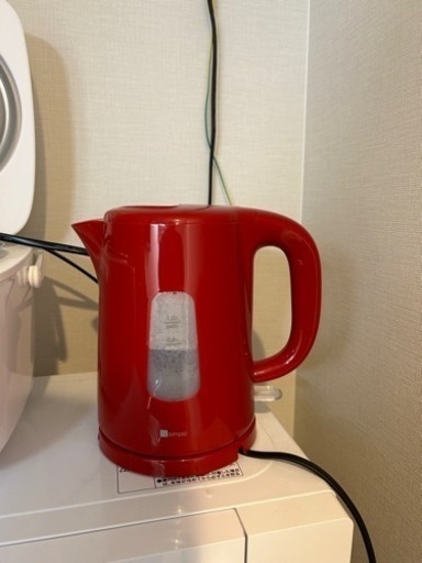 ほぼ新品）冷蔵庫 電子レンジ 炊飯器 ケトル 説明書付き