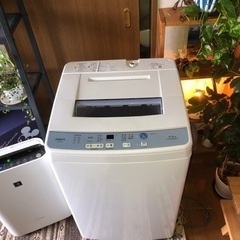 6.0kg洗濯機　説明書付き　2018年製
