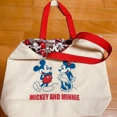 新品　ミッキー　ミニー　トートバッグ