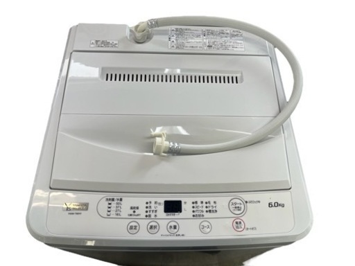NO.419【2021年製】ヤマダセレクト 全自動電気洗濯機 YWM-T60H1 6.0kg