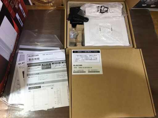 ★値下げ★ エレコム　WHC-2HC　スターターキット　中古品　4Kテレビ対応　一つ開封済み　箱二個入り　【ハンズクラフト宜野湾店】