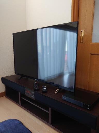 【受け渡し予定者あり】液晶テレビ43インチ 4k対応 2021年製 直接引取は-2000円