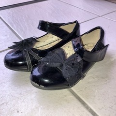 フォーマル靴　黒　18cm