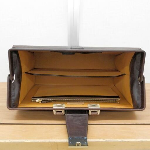 SOMES SADDLE ソメスサドル ダレスバッグ ダークブラウン系 カギ タグ