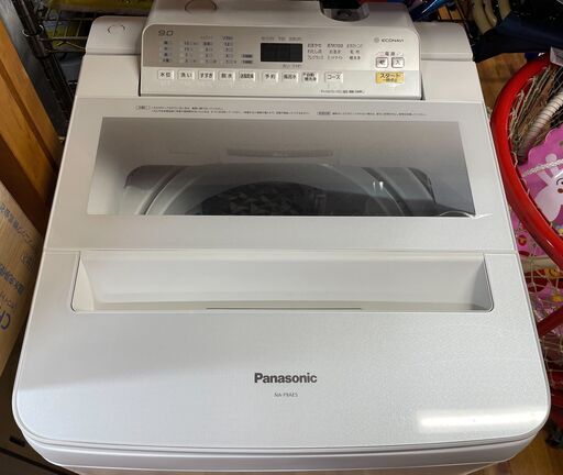 ☆Panasonic パナソニック 9.0kg 洗濯機 NA-F9AE5 2018年製 泡洗浄 エディオンオリジナルモデル