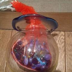 金魚鉢(ガラス玉付き)