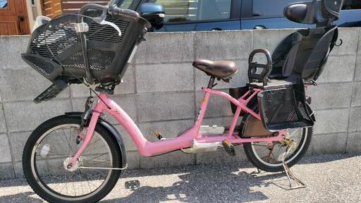 更に値下げしました！　３人乗　子供乗せ自転車　ブリジストン　アンジェリーノプティット