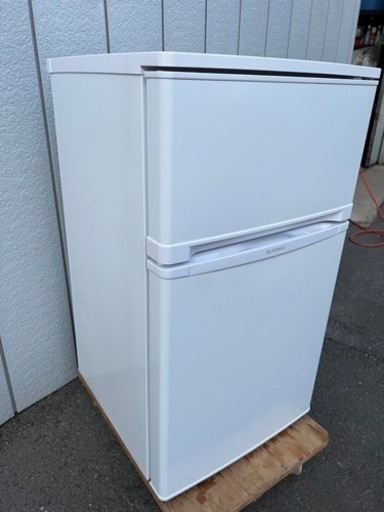 美品■2ドア冷凍冷蔵庫 2022年製 83L EJ-R832W■ELSONIC（エルソニック） 単身向け2ドア冷蔵庫 1人用 白ホワイト ノジマ