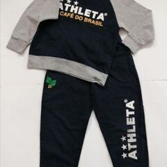 【ATHLETA アスレタ】100センチ ジャージ上下 トレーナ...