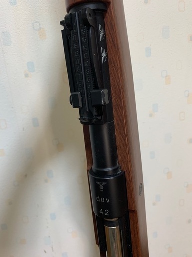 ダブルベル？　kar98k  排莢式　エアコッキングライフル　変更あり要確認
