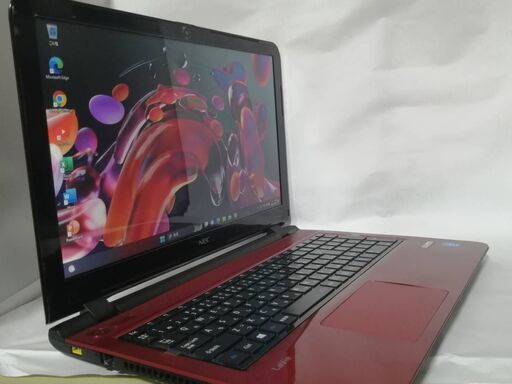NECLS150S赤薄型無線マウスSSDWIN11Office2021