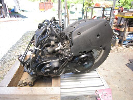 ★☆彡ＨＯＮＤＡ・タクトＡＦ５１・実働エンジン・キャブレター＆エアクリ＆Ｓ、ワイヤーオマケ付き★☆彡 彡HONDA・タクトAF51・実働エンジン・キャブレター＆エアクリ