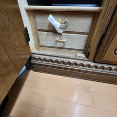 総桐箪笥　桐整理タンス　桐洋タンス　刑務所手作り家具　一点物　