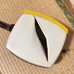 最高級】三味線 中棹 金ホゾ 紅木 綾杉胴 付属品あり！