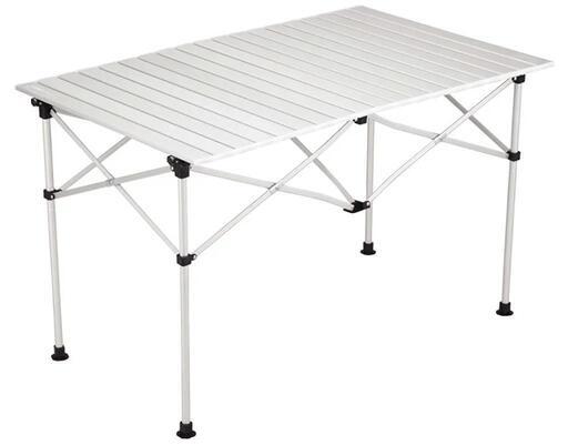 【未使用品】コールマン　アルミロールテーブル　6人まで使用可能　キャンプ　バーベキュー 未使用品】コールマン アルミロールテーブル 6人まで使用可能 キャンプ