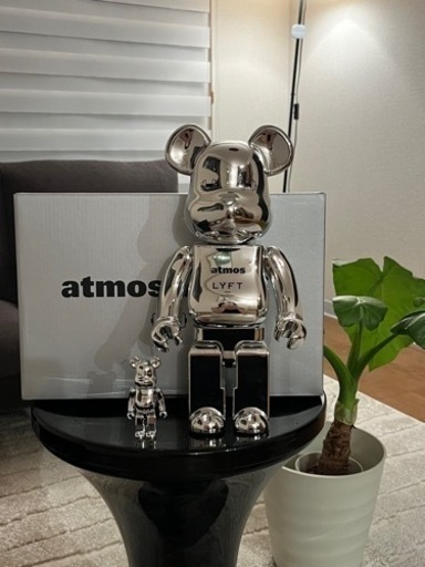 atmos ベアブリック　メタル