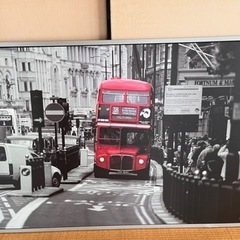 IKEA アートパネル　140×100cm ロンドンバス