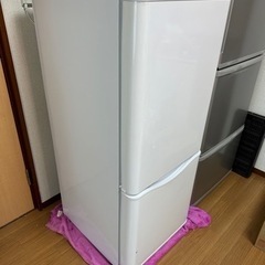 DAEWOO製　冷蔵庫　2ドア　ホワイト　除菌済み