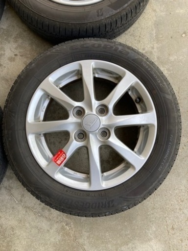 ダイハツウェイク純正ホイール＋ブリヂストン夏タイヤ