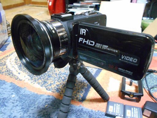 【最終価格】ハンディビデオカメラ IR FHD