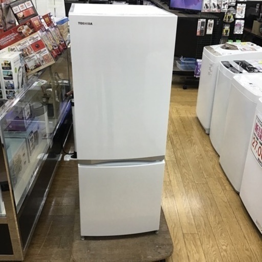 E-10【ご来店頂ける方限定】TOSHIBAの2ドア冷凍冷蔵庫です