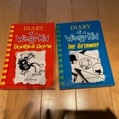 英語　本　wimpy kids 2冊