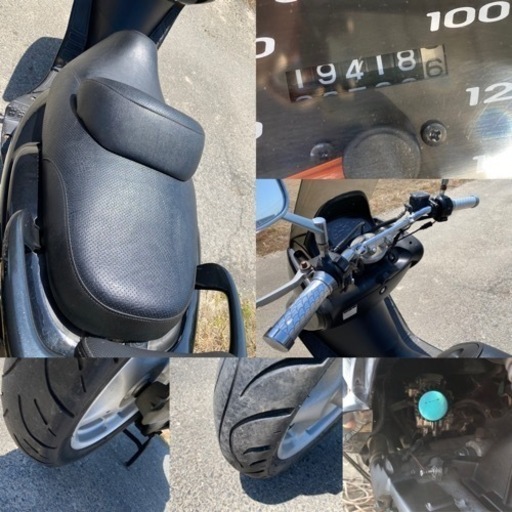 マジェスティ125自賠責R6/4付.社外バーハンドル&エアクリ仕様