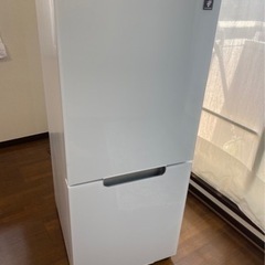 2ドア 冷蔵庫 シャープ SJ-GD15W 2021年製
