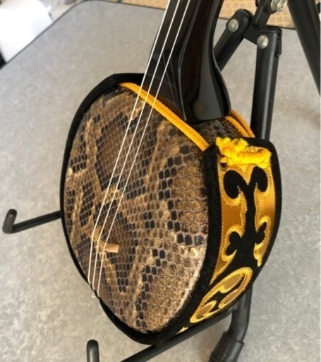 ライトニングボルト 沖縄三線□八重山黒木□普天間三線店□黒檀 琉球