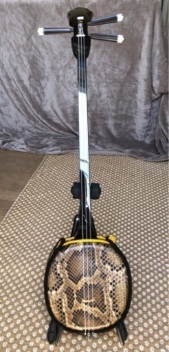 ライトニングボルト 沖縄三線□八重山黒木□普天間三線店□黒檀 琉球