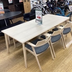 KE-1【新入荷　アウトレット】フォロワー　ベンチダイニング5点セット　ホワイト系