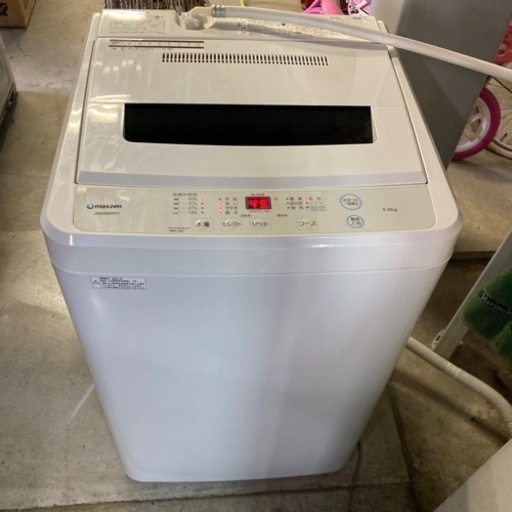 美品　洗濯機 全自動洗濯機 5.5kg 一人暮らし マクスゼン 風乾燥 槽洗浄　2022年購入