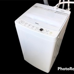 【美品❗️】2020年製　ハイアール（4.5kg）洗濯機 JW-...