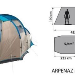 【２ルームテント】ケシュア(Quechua) ARPENAZ 4...