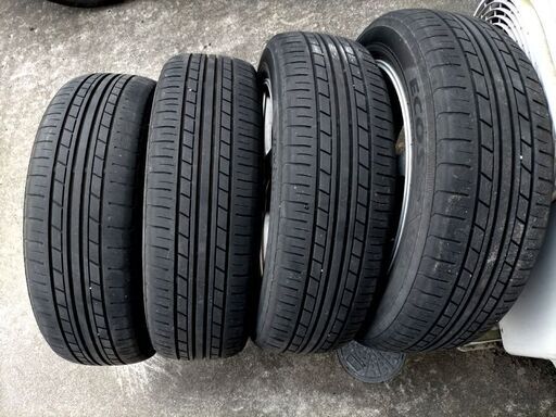 175/60R16、アルミホイール16インチ４本　5.5J　４穴　PCD100　オフセット+39