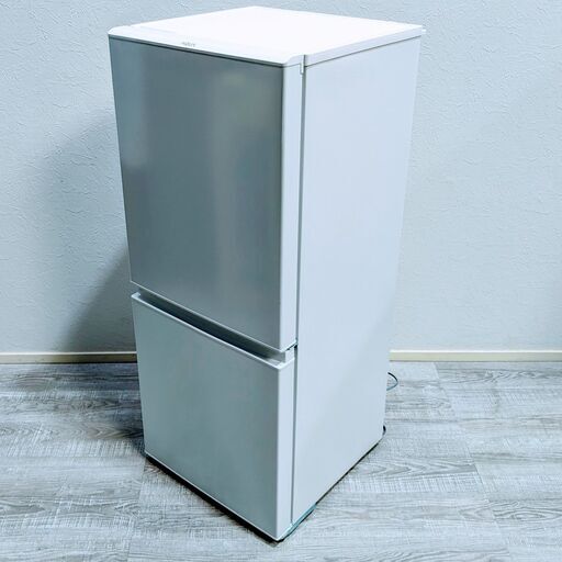 【成約済】美品　2022年式　高年式　AQUA　アクア　ノンフロン冷凍冷蔵庫　 AQR-13E8　126L　2ドア　単身用　C1CQ0201